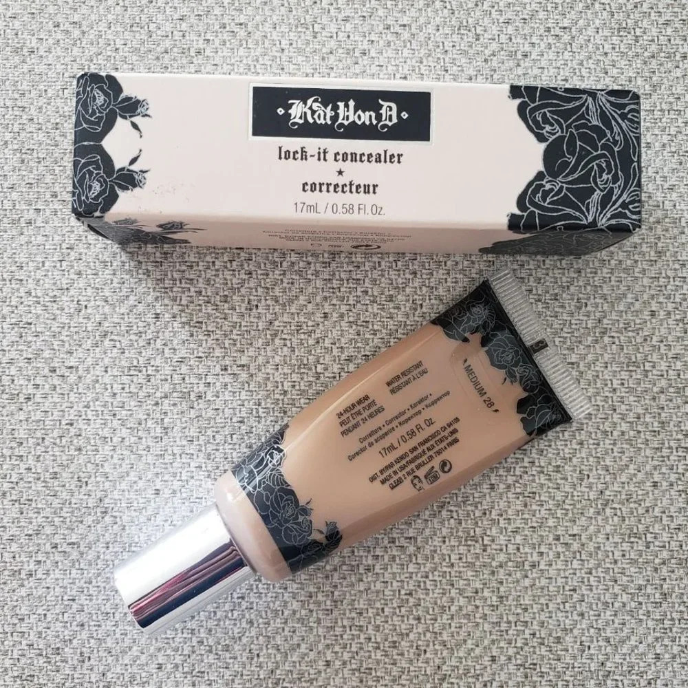 Kat Von D Lock it Concealer - Waterproof  Medium 28 BRAND NEW